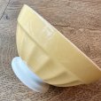 画像2: フランス・ディゴワンサルグミンヌ　黄色のカフェオレボウル (2)