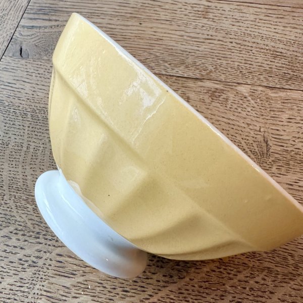 画像2: フランス・ディゴワンサルグミンヌ　黄色のカフェオレボウル