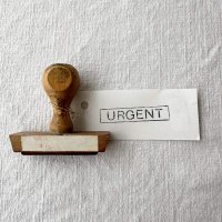 フランス・ヴィンテージ スタンプ/URGENT