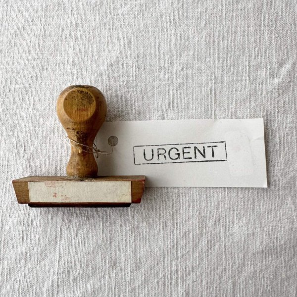 画像1: フランス・ヴィンテージ スタンプ/URGENT