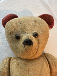 画像2: フランス・ヴィンテージ  赤い耳と足のベア　44cm 5ジョイント (2)