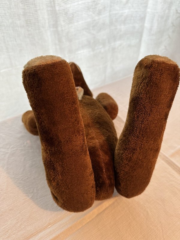 画像5: フランス・ヴィンテージ  青い瞳のブラウンベア　52cm 5ジョイント