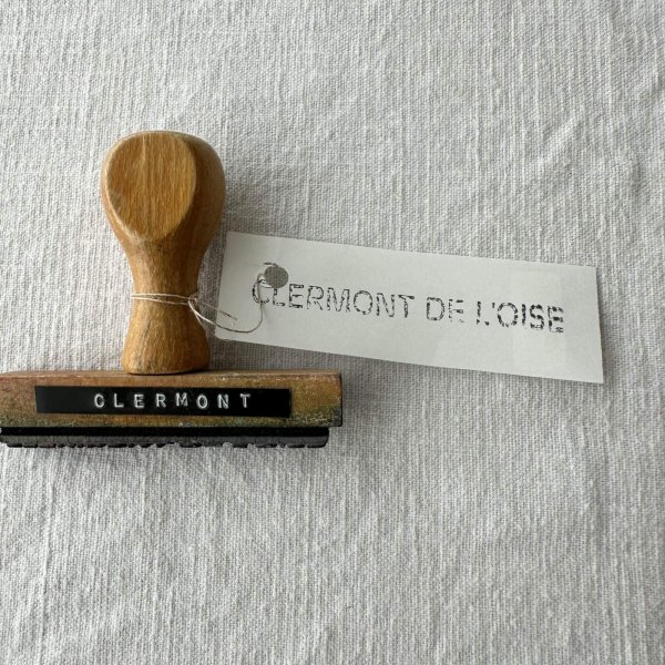 画像1: フランス・ヴィンテージ スタンプ/clermont de l'oise