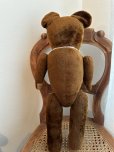 画像2: フランス・ヴィンテージ  青い瞳のブラウンベア　52cm 5ジョイント (2)