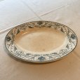 画像2: ベルギー・アンティーク　BOCH b.f.k 花柄オーバルプレート/LouisXVI (2)