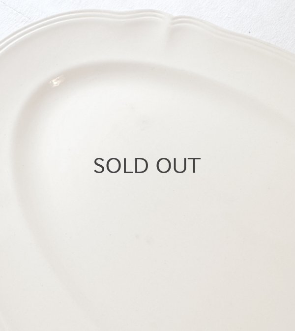 画像3: フランス・アンティーク サルグミンヌ 花リム/オーバル 36cm