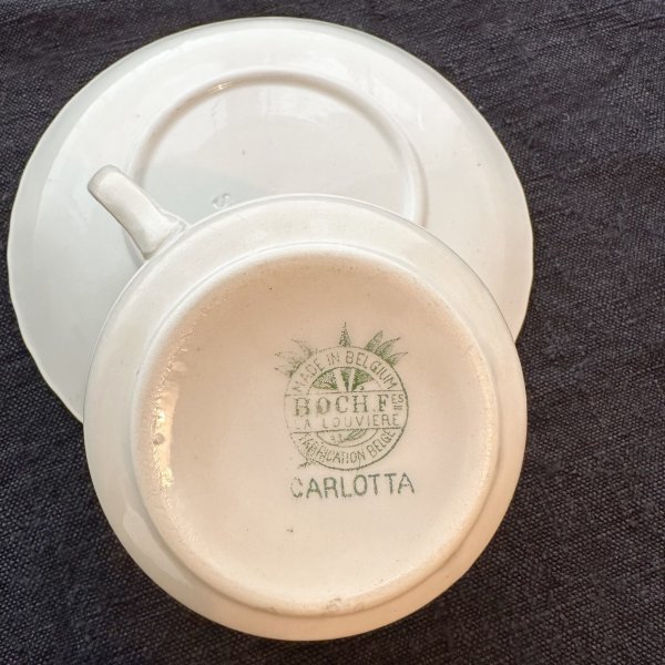 画像4: ベルギー・BOCH（ボッホ） CARLOTTAシリーズ／カップ&ソーサー