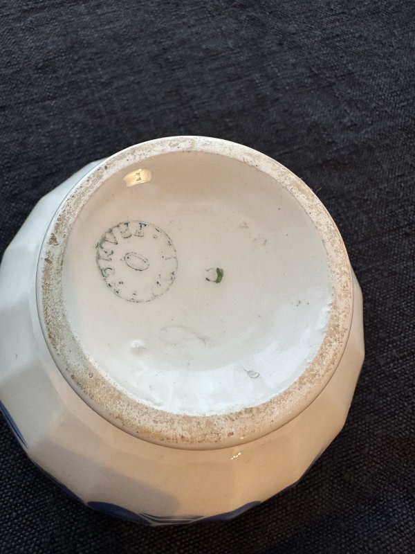 画像4: フランス・窯元不カフェオレボウル/ブルー　フルーツ