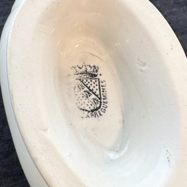 画像6: フランス・アンティーク SARREGUEMINES 顔つきソーシエール