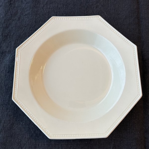 画像1: 【送料無料】フランス・アンティーク Creil et Montereau　クレイユモントロー オクトゴナル深皿