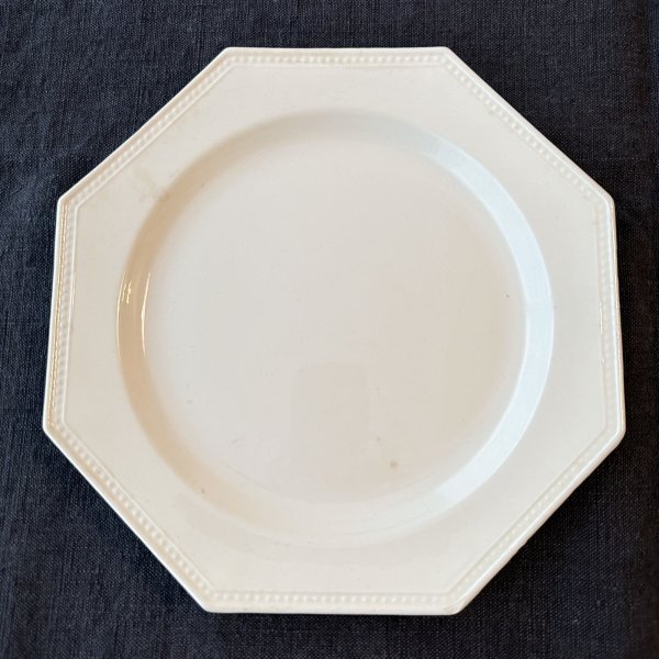 画像1: フランス・アンティーク Creil et Montereau　クレイユモントロー オクトゴナル平皿