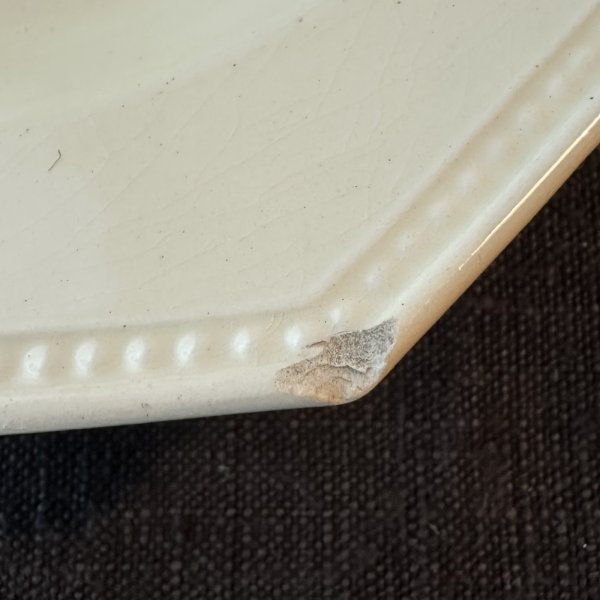 画像3: フランス・アンティーク Creil et Montereau　クレイユモントロー オクトゴナル深皿