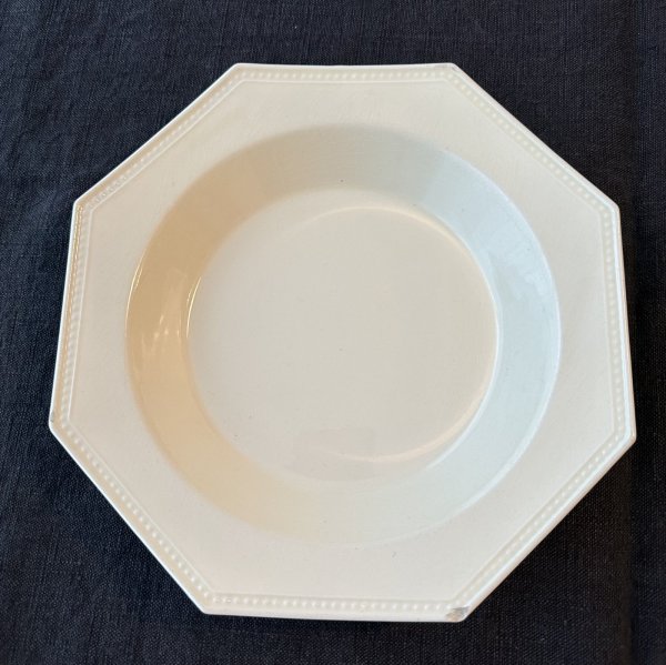 画像1: フランス・アンティーク Creil et Montereau　クレイユモントロー オクトゴナル深皿