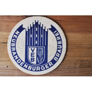 画像: ドイツ・古いペーパーコースター/NEUBRANDENBURGER BRAUEREI