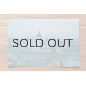 画像: オリジナルポストカード/ブダペスト・・・薄靄の国会議事堂