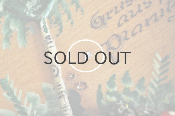 画像5: ドイツ・ヴィンテージ ハンドペイント木製絵皿/キノコ