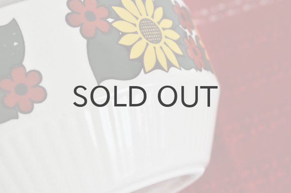 画像6: ドイツ・GDR（東ドイツ）Torgau HEIKEシリーズひまわりのボウル/大（難あり）