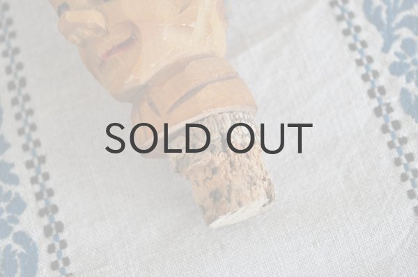 画像6: ドイツ・ヴィンテージ　ボトルセーバー（栓）/男女の顔