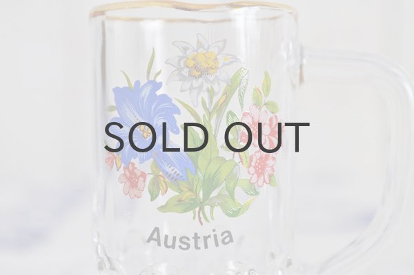 画像2: ◆50%off◆ドイツ・リキュールグラス/ジョッキタイプ/Austria花