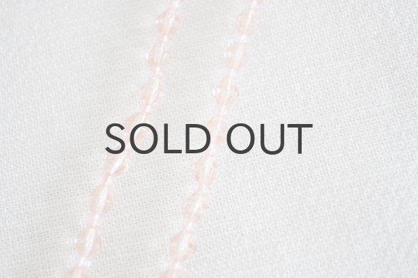 画像3: ◆50%off◆チェコ・ヴィンテージ ボヘミアガラスのネックレス/ピンク