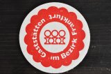 画像: ドイツ・古いペーパーコースター/im Bezirk Frankfurt Gaststätten