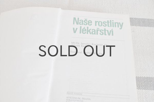 画像3: チェコ・Naše rostliny vlékařství　薬草花　1981