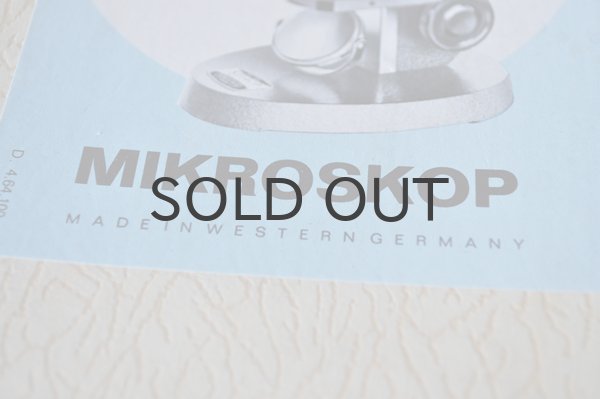 画像8: ドイツ・西ドイツ時代 ヴィンテージ 顕微鏡/箱付