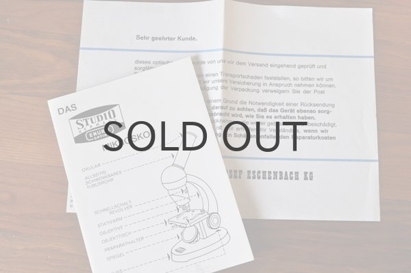 画像5: ドイツ・西ドイツ時代 ヴィンテージ 顕微鏡/箱付