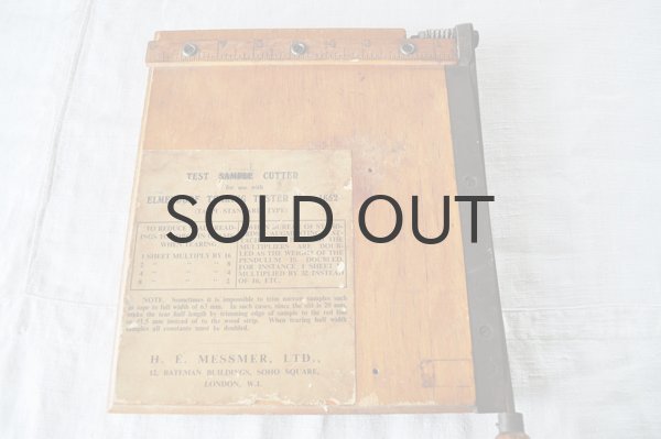 画像2: オランダ・ヴィンテージ 木製裁断機/トリミングボード/LONDON