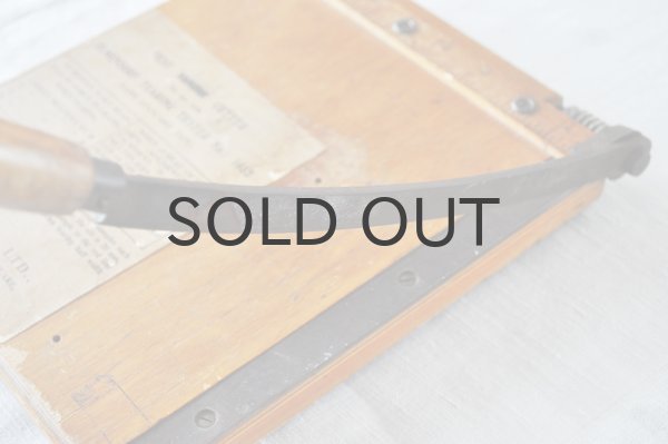 画像4: オランダ・ヴィンテージ 木製裁断機/トリミングボード/LONDON