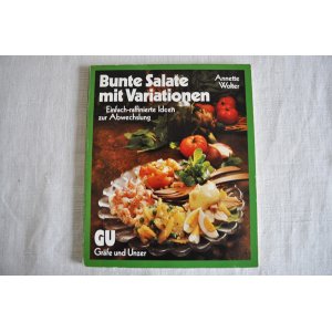 画像: ドイツ・料理本Bunte Salate mit Variationen（カラフルなサラダ）1984年