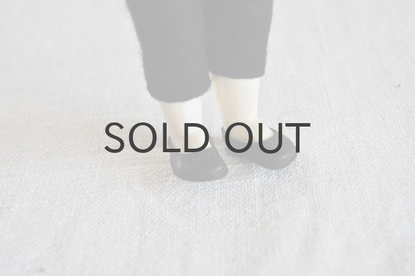 画像7: ドイツ・ヴィンテージ チロル人形/クローズアイ/羽根帽子