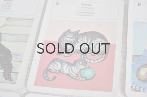 画像8: ドイツ・ヴィンテージ カードゲーム/絵合わせ/動物