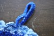 画像4: ドイツ・ヴィンテージ  手編みの鍋つかみorポットマット/ブルー/丸