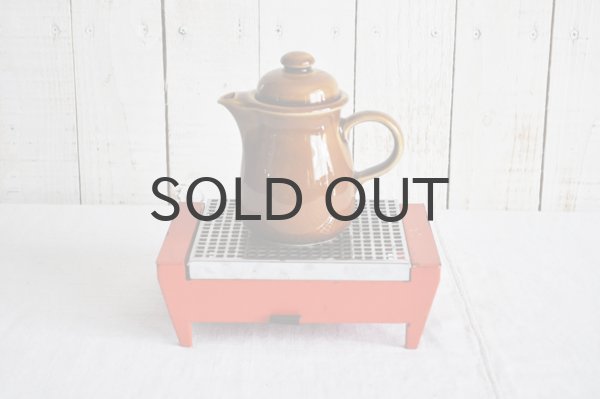 画像2: オランダ・ヴィンテージ卓上キャンドルコンロ/ティーウォーマー/オレンジ