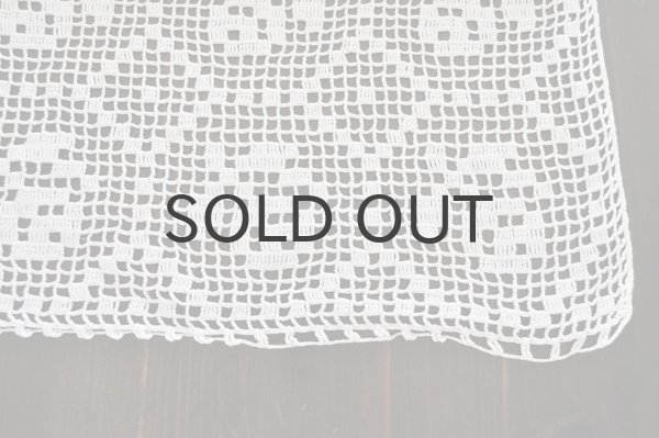 画像6: ドイツ・ヴィンテージ 手編みレースのテーブルランナー