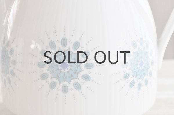 画像4: ドイツ・Winterling　ティーポット/水色丸模様