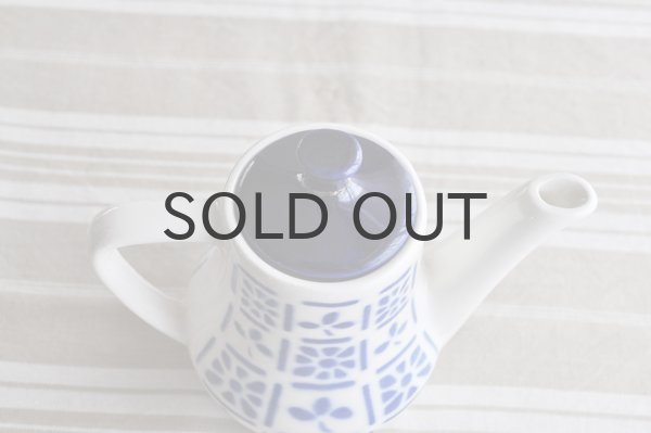 画像4: ドイツ・ヴィンテージ ステンシル青花のミニポット