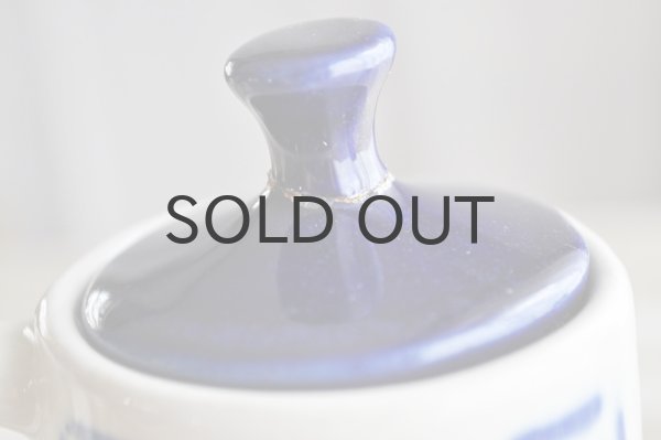 画像5: ドイツ・ヴィンテージ ステンシル青花のミニポット