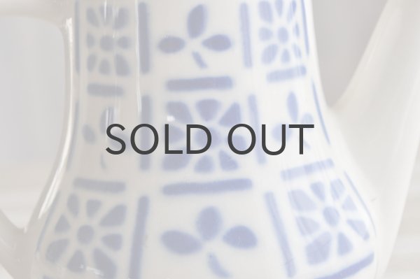 画像3: ドイツ・ヴィンテージ ステンシル青花のミニポット