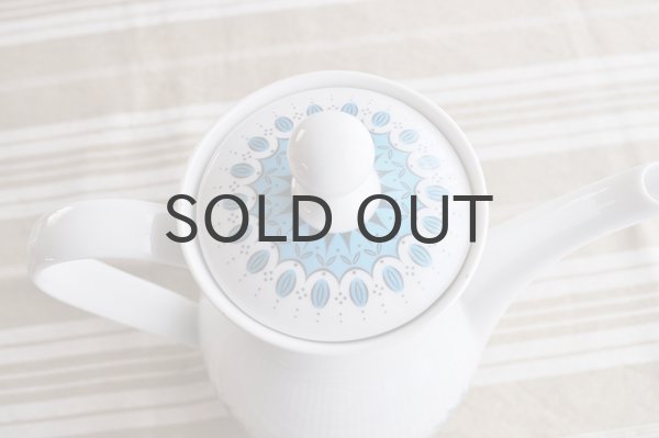 画像6: ドイツ・Winterling　ティーポット/水色丸模様