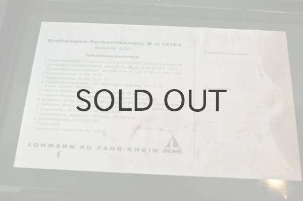 画像5: ドイツ・ヴィンテージTIN缶/Kraftwagen-Verbandkasten/グリーン