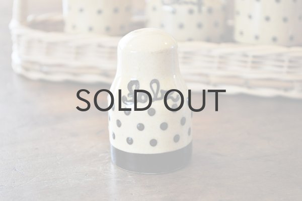 画像5: ドイツ・ヴィンテージ陶器のテーブルセット/かご付