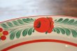 画像3: ハンガリー・HOLLOHAZA（ホロハーザ）ハンドペイント陶器絵皿/朱赤