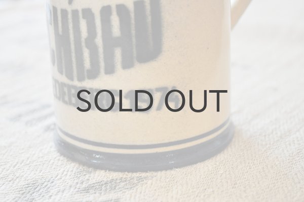 画像5: ドイツ・東ドイツ時代/ 陶器のビアジョッキ/ステンシルHOCHBAU1974