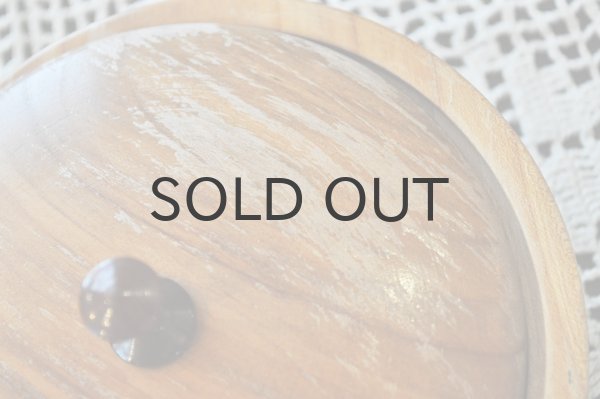 画像7: ドイツ・ヴィンテージ木製ふた付キャニスター/薄茶