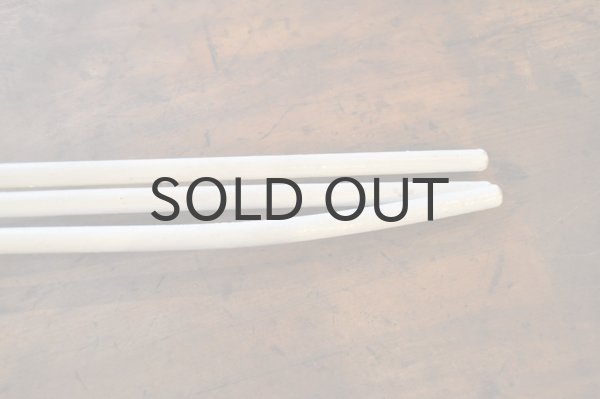 画像4: ドイツ・アンティーク 木製キッチンタオルハンガー3連/ホワイトペイント