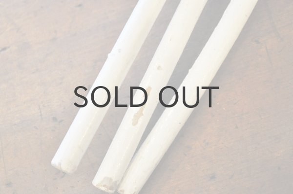 画像7: ドイツ・アンティーク 木製キッチンタオルハンガー3連/ホワイトペイント