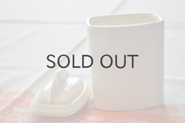 画像4: フランス・陶器ふた付キャニスター/Thé（ティー）