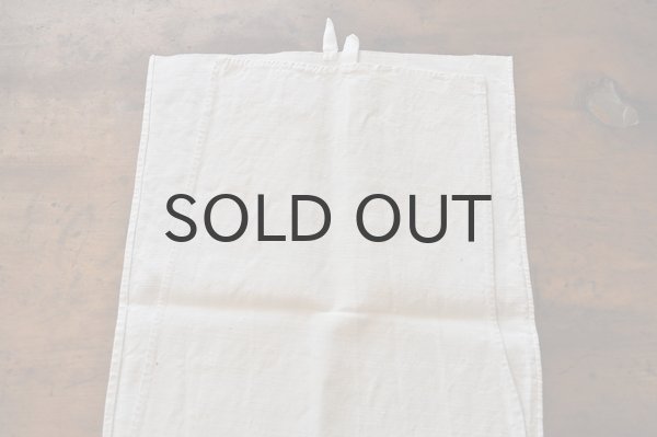 画像4: フランス・アンティーク ホームスパンリネントルション/CG/ホワイト